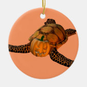 Funny Halloween Turtle Keramikornament (Vorne)