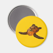 Funny Halloween Turtle Magnet (Vorderseite/Rückseite)