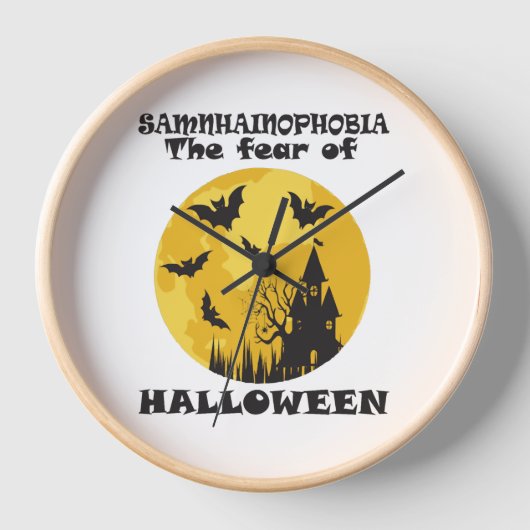 Funny Halloween Uhr (Vorderseite)