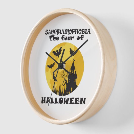 Funny Halloween Uhr (Winkel)