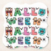Funny Halloween Untersetzer (Vorderseite)