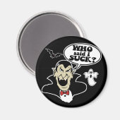 Funny Halloween Vampire Magnet (Vorderseite/Rückseite)