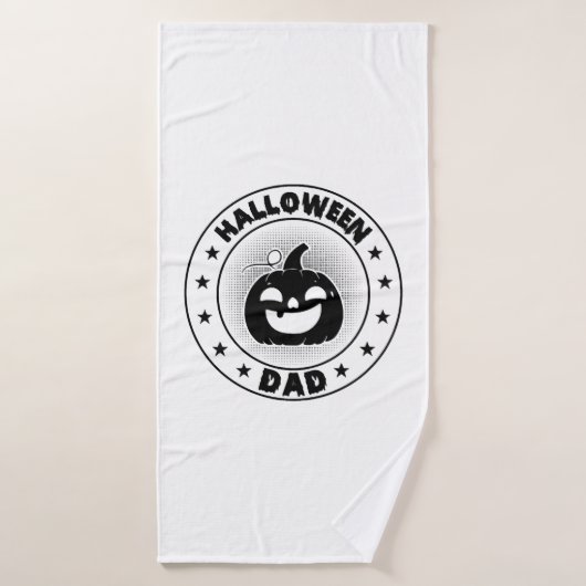 Funny Halloween Vater Halloween Pumpkin Badehandtuch (Badehandtuch)