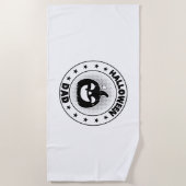 Funny Halloween Vater Halloween Pumpkin Strandtuch (Vorderseite)