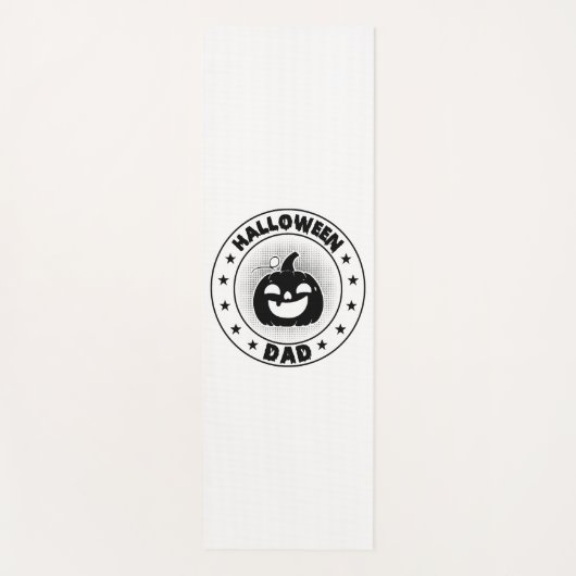 Funny Halloween Vater Halloween Pumpkin Yogamatte (Vorderseite)