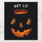 Funny Halloween Weinetikett (Einzelnes Label)