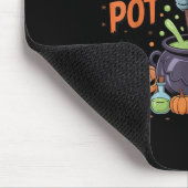 Funny Halloween Werewolf Zeit, um den Topf zu umrü Mousepad (Ecke)