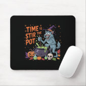 Funny Halloween Werewolf Zeit, um den Topf zu umrü Mousepad (Mit Mouse)