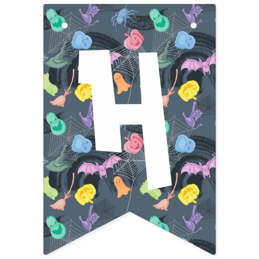 Funny Halloween Wimpelkette (Erste Fahne)