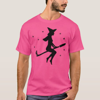 Funny Halloween Witch Golf Stick Shirt Women Golfe