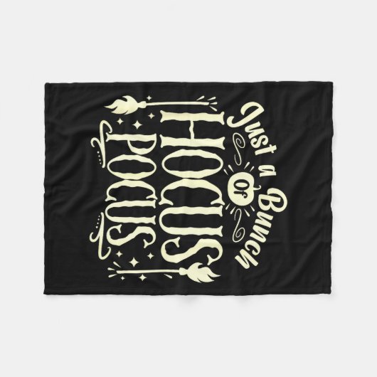 Funny Halloween Witch Just A Bunch Of Quote Gift Fleecedecke (Vorderseite (Horizontal))