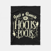 Funny Halloween Witch Just A Bunch Of Quote Gift  Fleecedecke (Vorderseite)