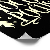 Funny Halloween Witch Just A Bunch Of Quote Gift  Poster (Ecke)