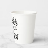 Funny halloween witch's brew getränk pappbecher (Links)