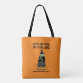 Funny Halloween Witz Cooler Englischlehrer Grammar Tasche (Rückseite)