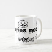 Funny Halloween Witz Design Kaffeetasse (VorderseiteRechts)
