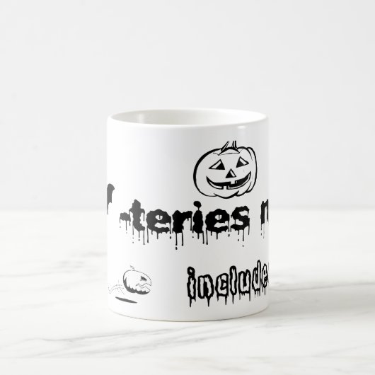 Funny Halloween Witz Design Kaffeetasse (Mittel)