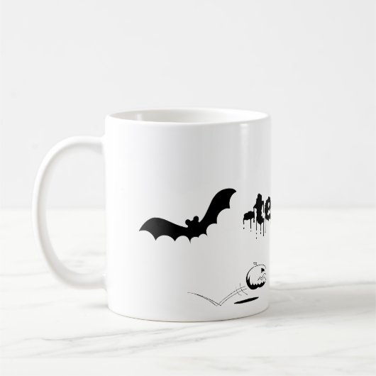 Funny Halloween Witz Design Kaffeetasse (Links)