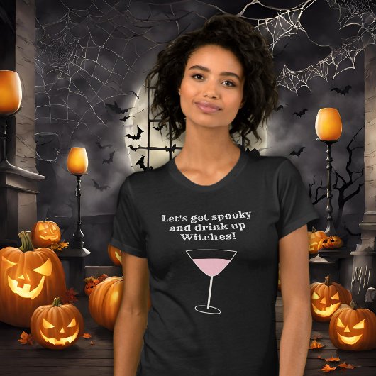 Funny Halloween Witz Spooky Cocktail Frauen T-Shirt