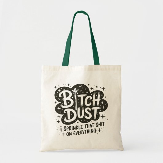 Funny Halloween Witzstaub Zitat Tragetasche (Vorne)