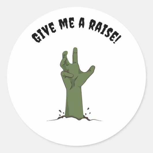 Funny Halloween Work Sticker (Vorderseite)