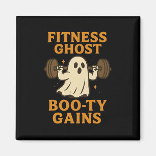Funny Halloween Workout Ghost Gym Joke For Hintern Magnet