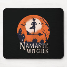 Funny Halloween Yoga Lover Namaste Hexen