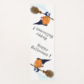 Funny Halloween Yoga Mat Hexenkürbis Yogamatte (Vorderseite)