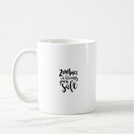 Funny Halloween Zombies Eat Brains Humor Quote Mug Kaffeetasse