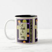 Funny Halloween Zweifarbige Tasse (Links)