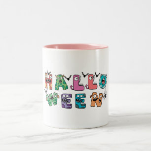 Funny Halloween Zweifarbige Tasse