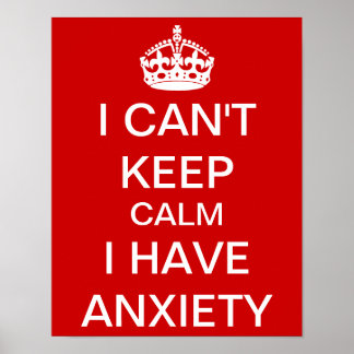 Funny halten Ruhe und tragen auf Angst Spoof Poster