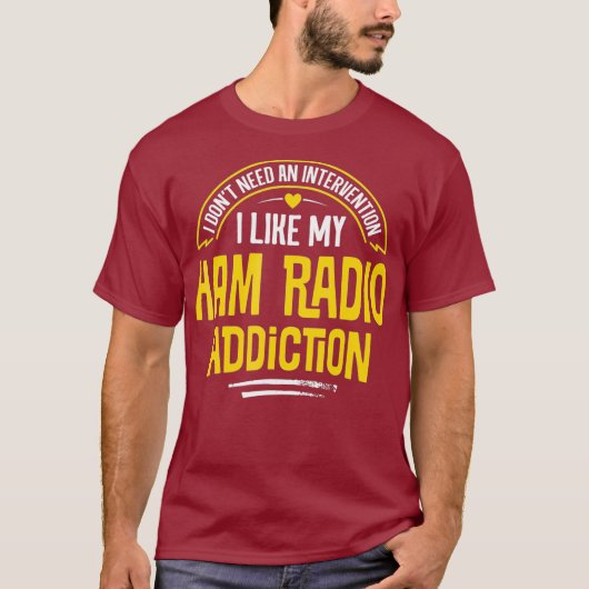 Funny Ham Radio - Mir gefällt mein Addon T-Shirt (Vorderseite)