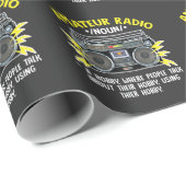 Funny Ham Radio Operator Amateur Radio Definition Geschenkpapier (Rolleneckpunkt)