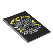 Funny Ham Radio Operator Amateur Radio Definition Notizblock (Rechte Seite)
