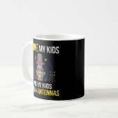 Funny Ham Radio Operator Gift Amateur Broadcast Kaffeetasse (Vorderseite Links)