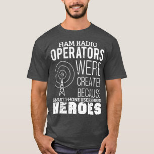 Funny Ham Radio Operator Radio Amateur Morgencode T-Shirt