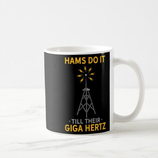 Funny Ham Radio Quote Amateur Operator Enthusiaste Kaffeetasse (Rechts)