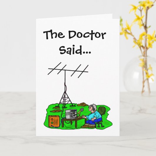 Funny Ham Radio wird bald gut Karten (Gelbe Blume)