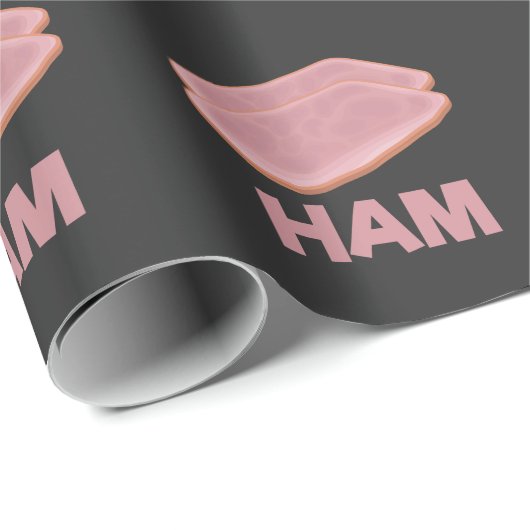 Funny Ham Slice Metzger Fleisch Lover Geschenkpapier (Rolleneckpunkt)