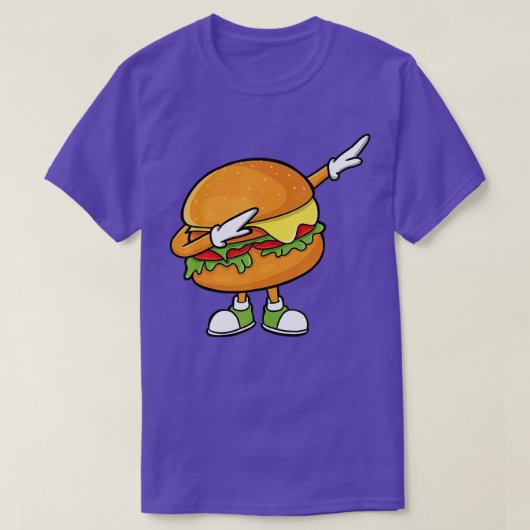 Funny Hamburger Art Men Cheeseburger Burger T-Shirt (Design vorne)