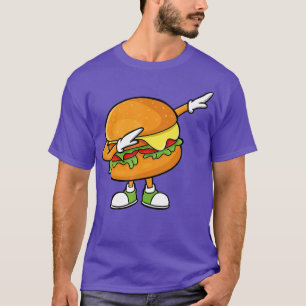 Funny Hamburger Art Men Cheeseburger Burger T-Shirt