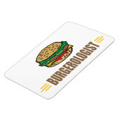 Funny Hamburger Magnet (Linke Seite)