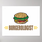 Funny Hamburger Poster (Vorne)
