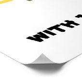 Funny Hamburger Poster (Ecke)