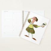 Funny Hamlet Shakespeare Actor Holding Skull Planer (Anzeige)