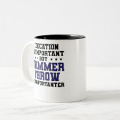 Funny Hammer Throw ist wichtig Zweifarbige Tasse (Vorderseite Links)