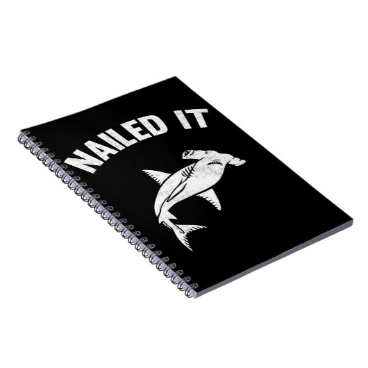 Funny Hammerhead Shark Pun Notizblock (Rechte Seite)