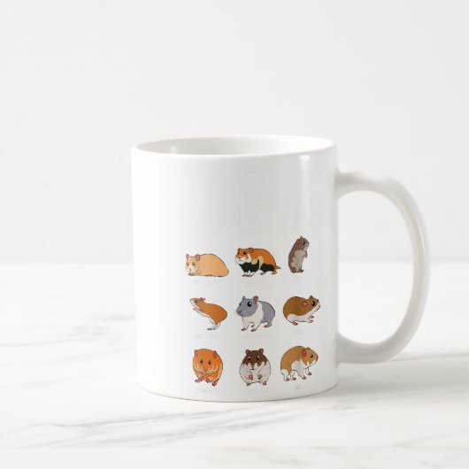 Funny Hamster Art For Men Women Boys Girls Hamster Kaffeetasse (Rechts)