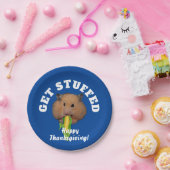 Funny Hamster Erntedank Pappteller (Party)